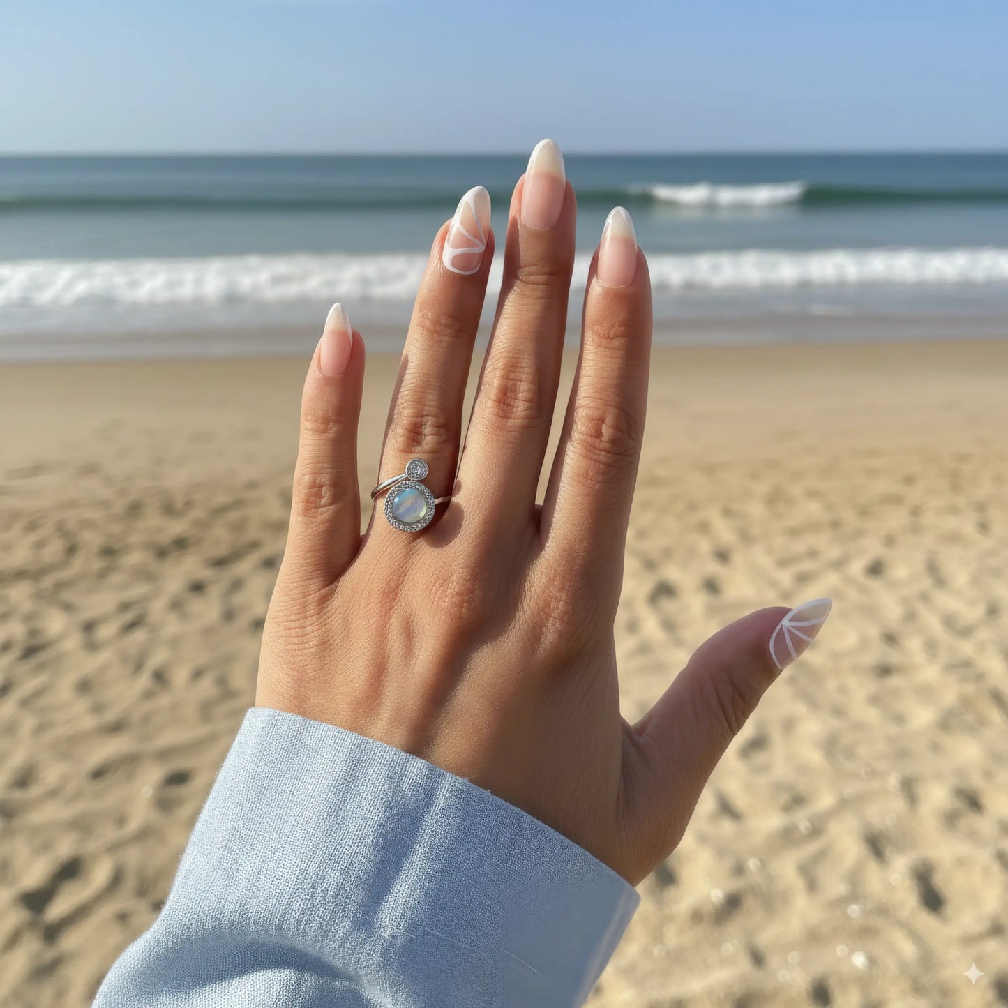 Moon Spinner Ring