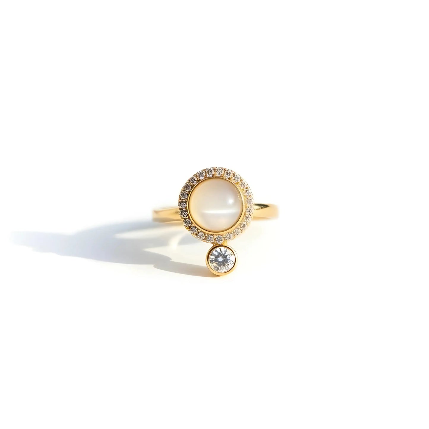 Moon Spinner Ring