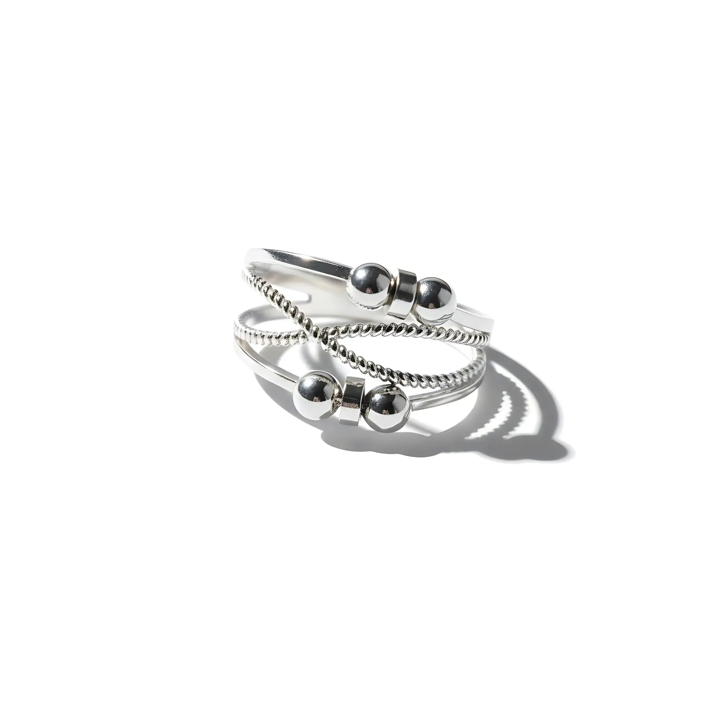 Wave Spinner Ring