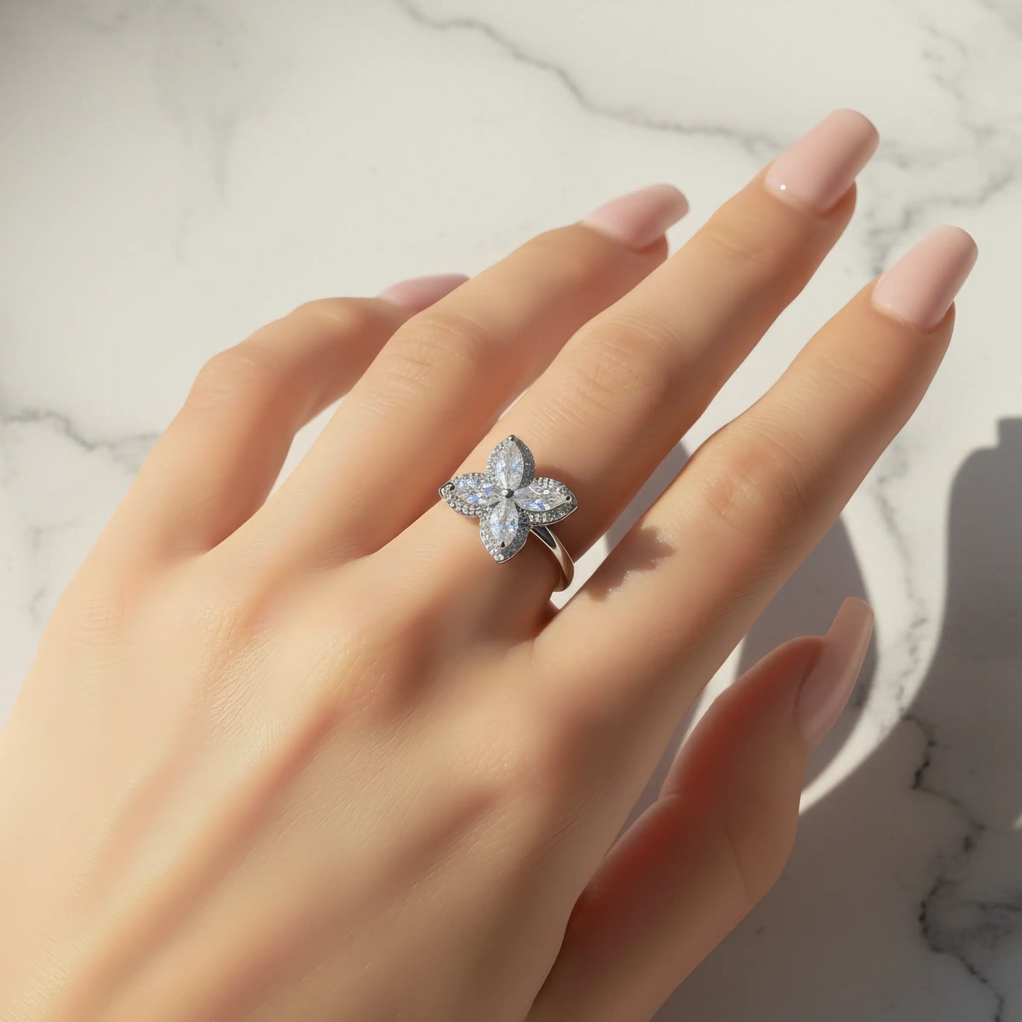 Butterfly Spinner Ring