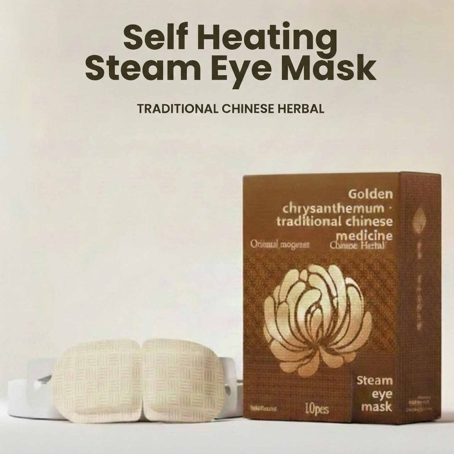 Golden Chrysanthemum Steam Eye Mask™
