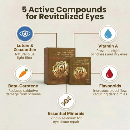 Golden Chrysanthemum Steam Eye Mask™