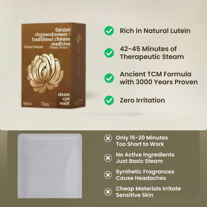 Golden Chrysanthemum Steam Eye Mask™