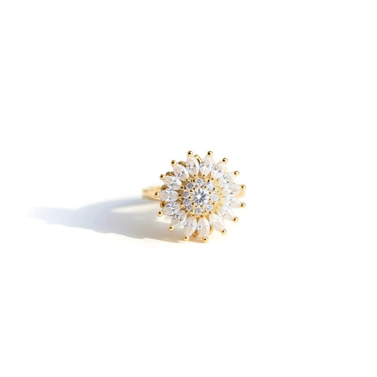Sunflower Spinner Ring
