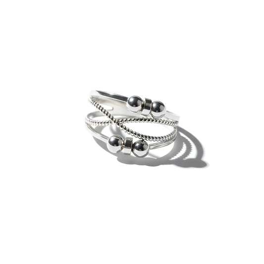 Wave Spinner Ring